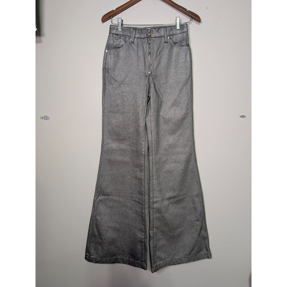 Wrangler x Fender High Rise Flare Jeans 25 Long 34” Inseam Rock Revival Festival - Picture 3 of 7